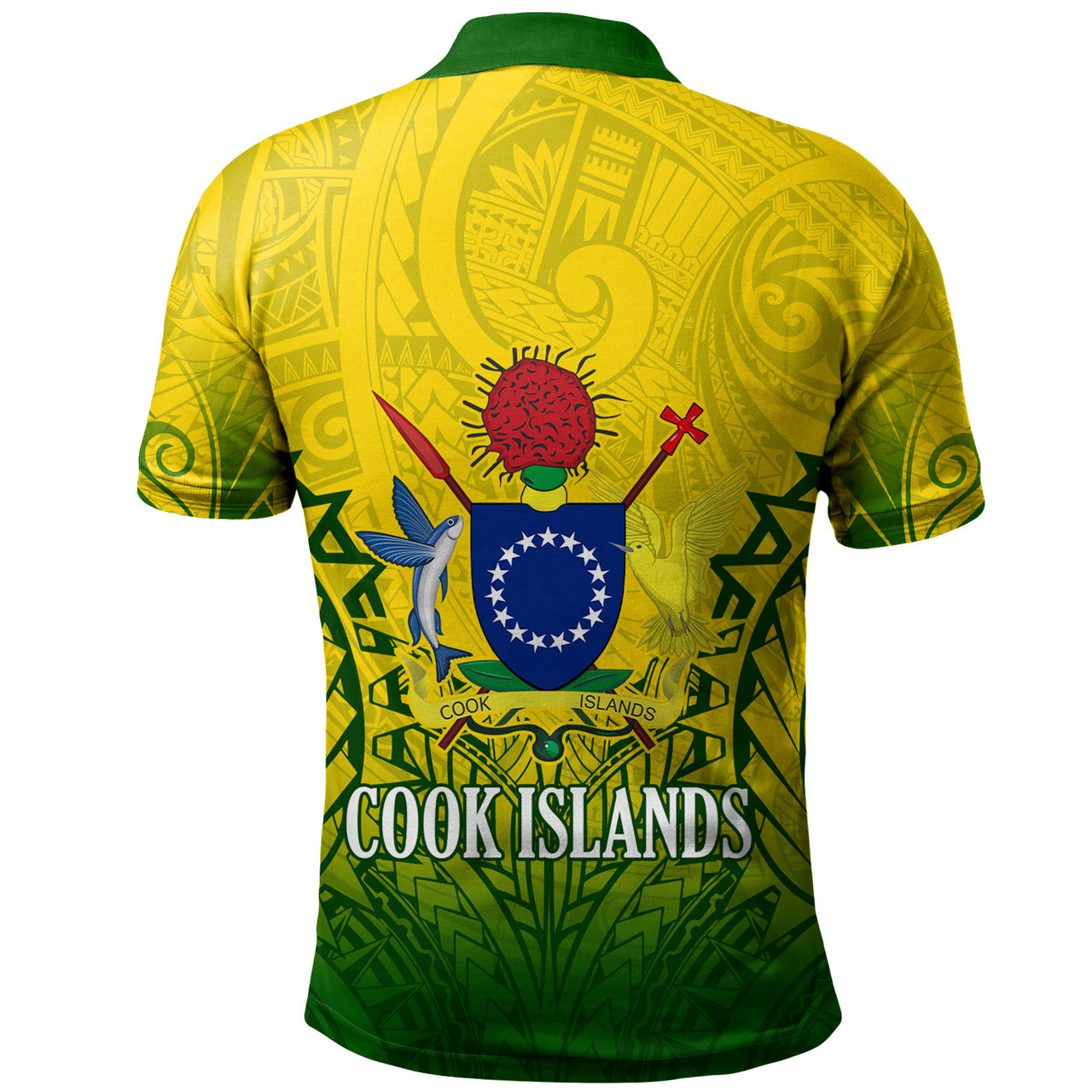 Cook Islands Custom Personalised Polo Shirt Seal With Flag Style