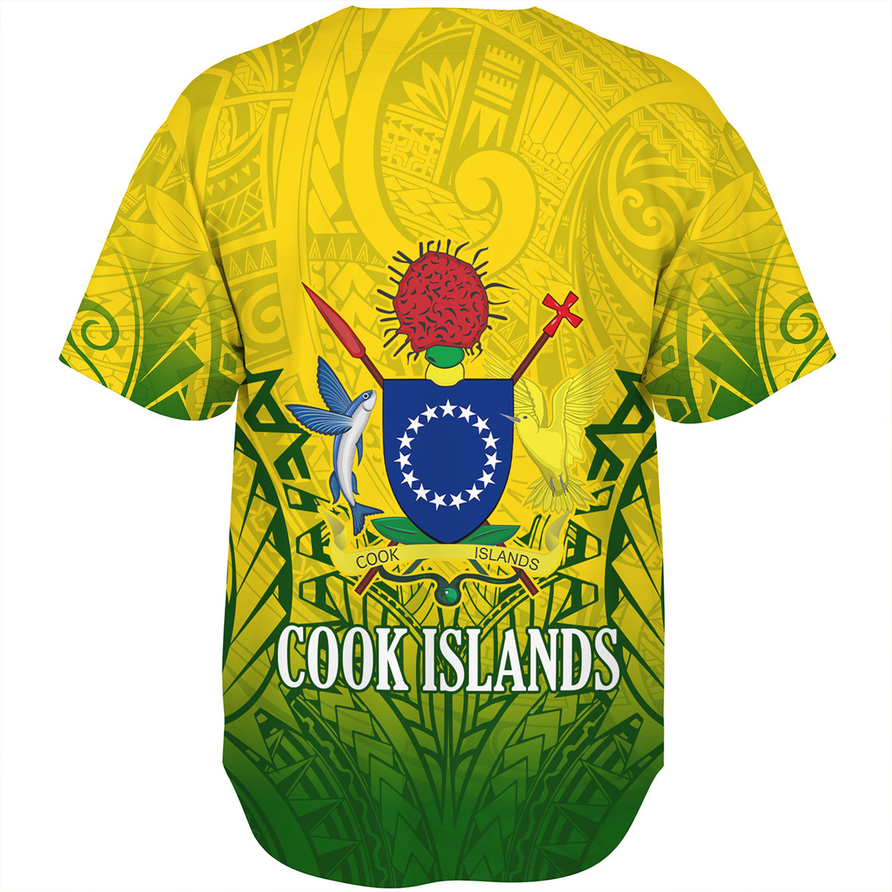 Cook Islands Custom Personalised Baseball Shirt Seal With Flag Style