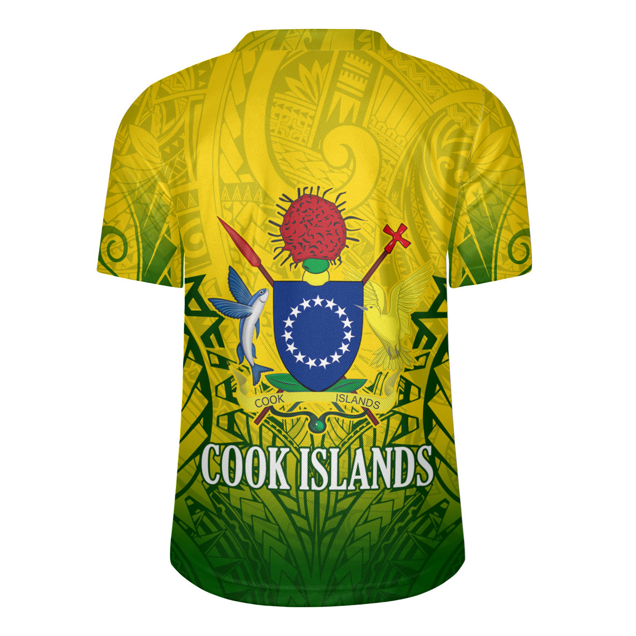Cook Islands Custom Personalised Rugby Jersey Seal With Flag Style