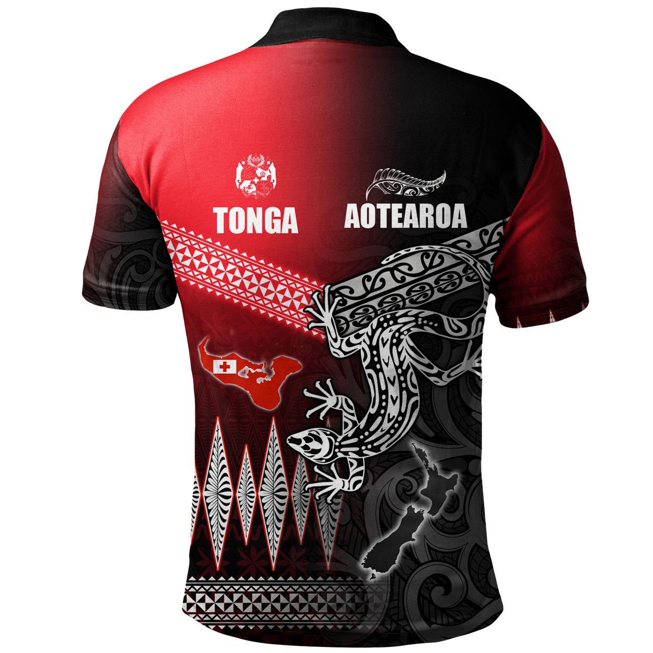 New Zealand Maori Aotearoa Tonga Polo Shirt