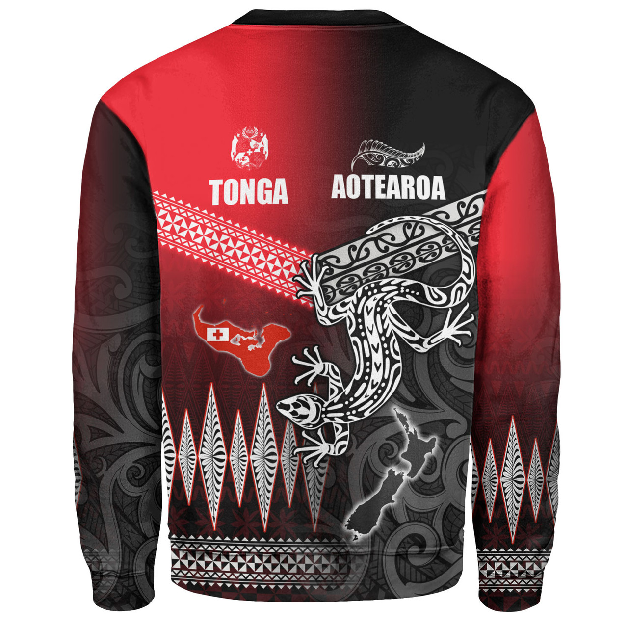 New Zealand Maori Aotearoa Tonga Sweatshirt