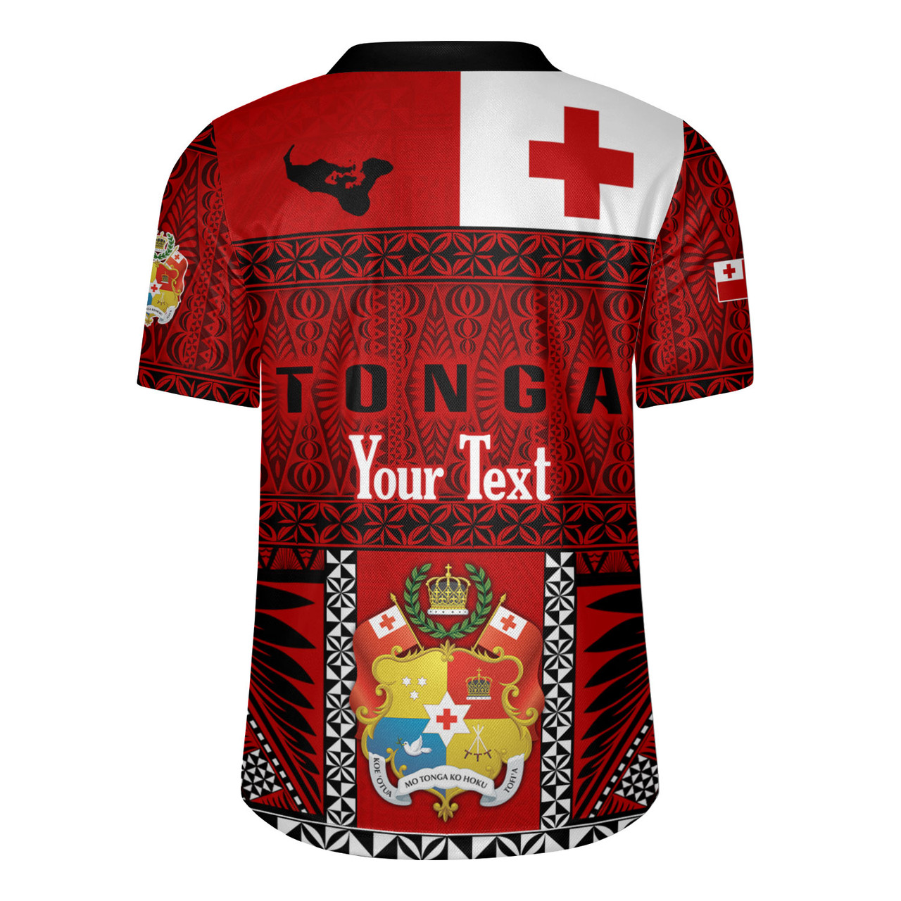 Tonga Custom Personalised Rugby Jersey Tonga Ngatu Special Design
