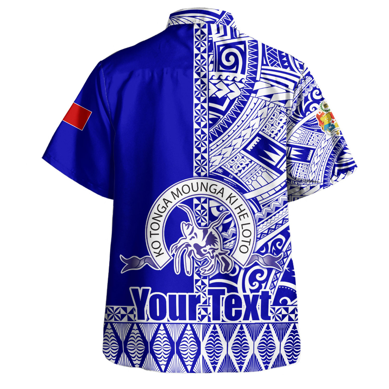 Tonga Custom Personalised Hawaiian Shirt Tupou College Toloa Simple Ngatu Patterns