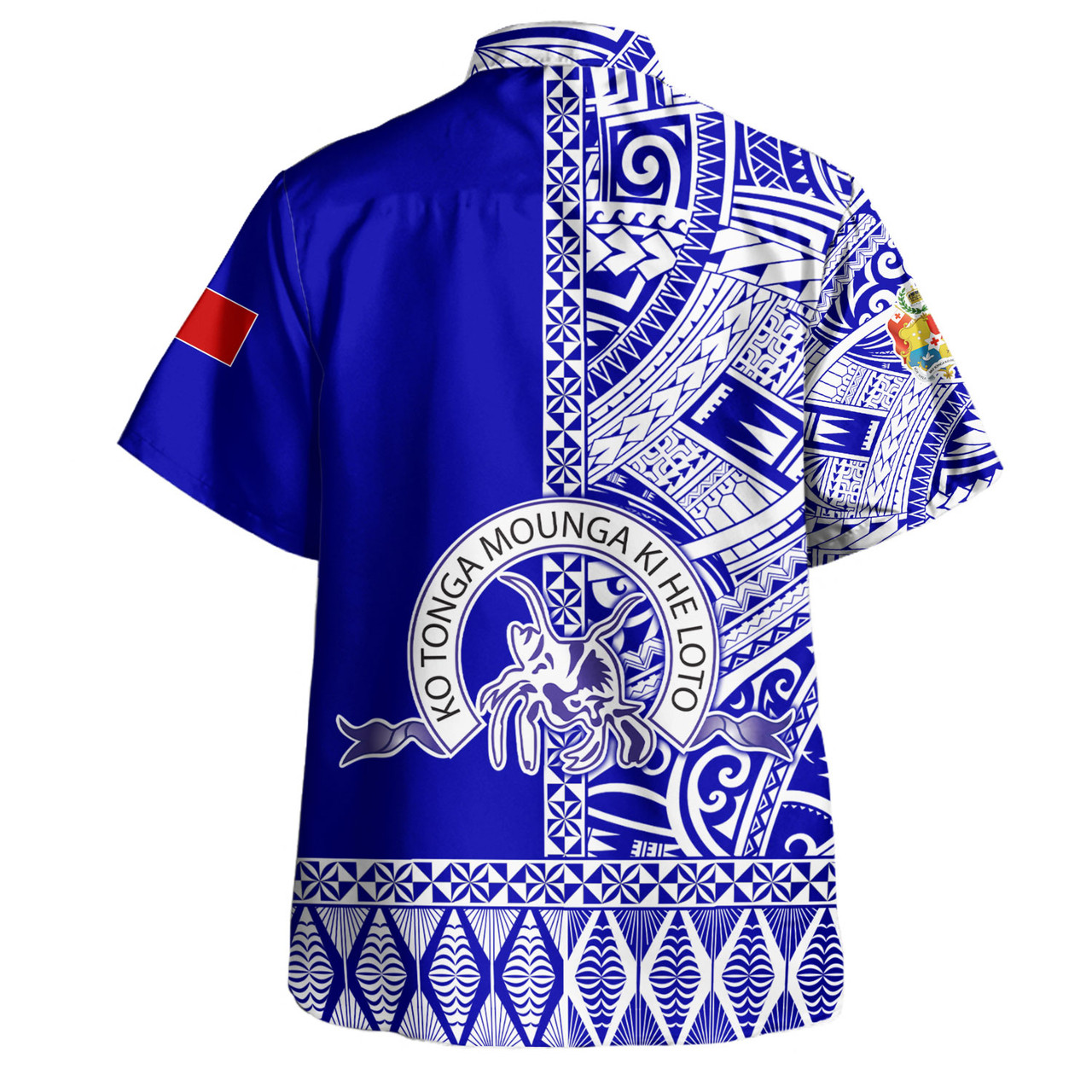 Tonga Custom Personalised Hawaiian Shirt Tupou College Toloa Simple Ngatu Patterns