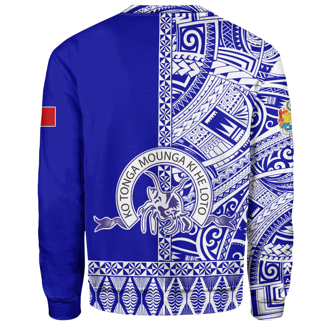 Tonga Custom Personalised Sweatshirt Tupou College Toloa Simple Ngatu Patterns