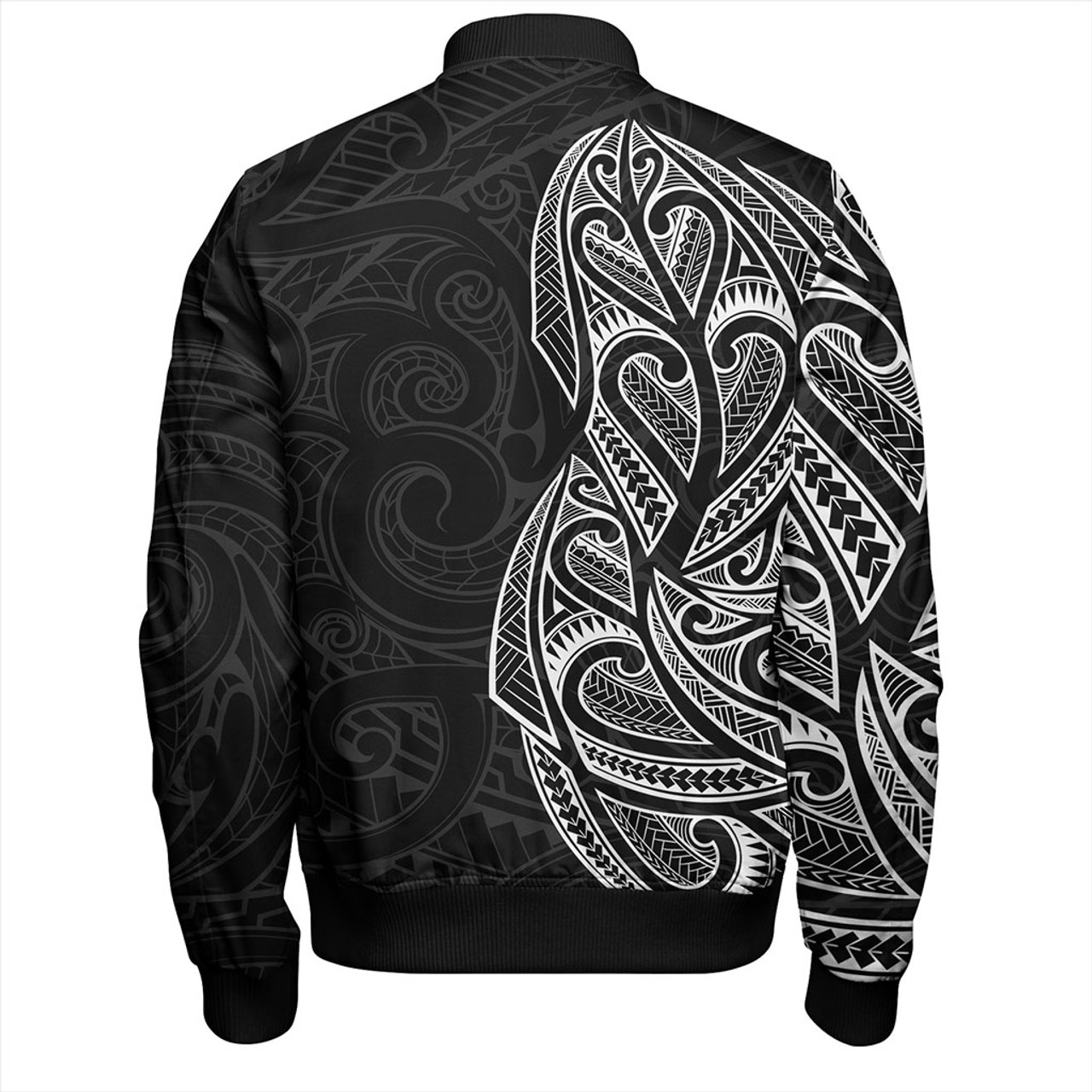 New Zealand Bomber Jacket Maori Ta Moko Tattoo