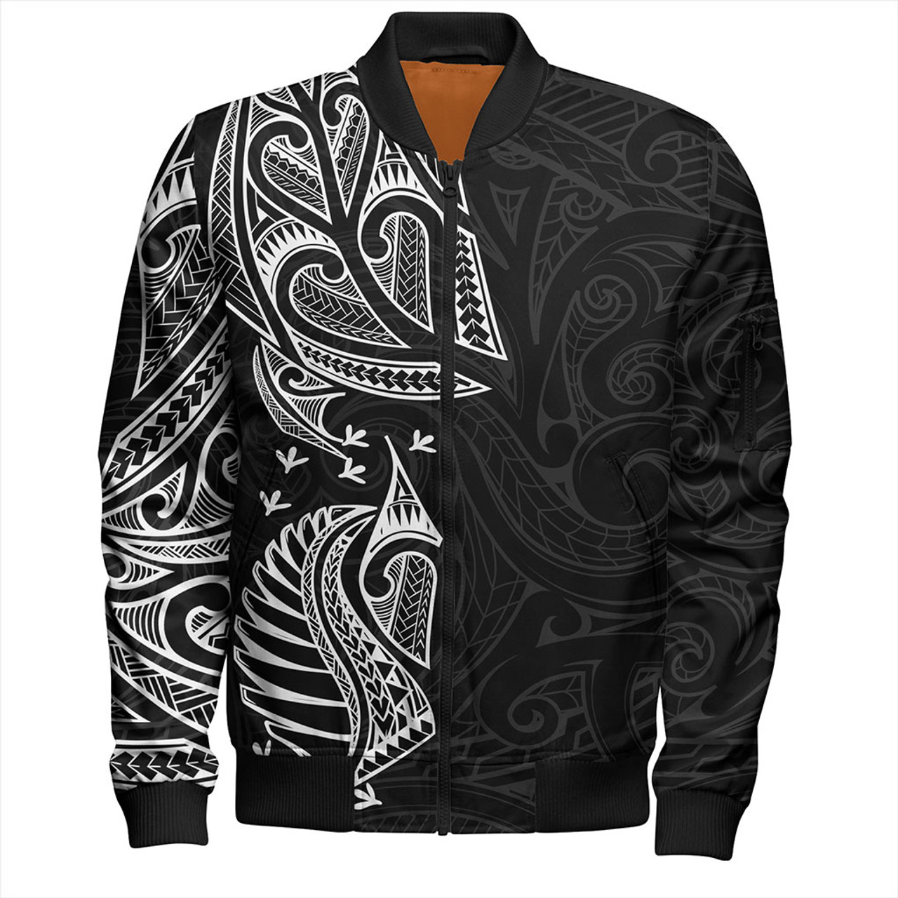 New Zealand Bomber Jacket Maori Ta Moko Tattoo