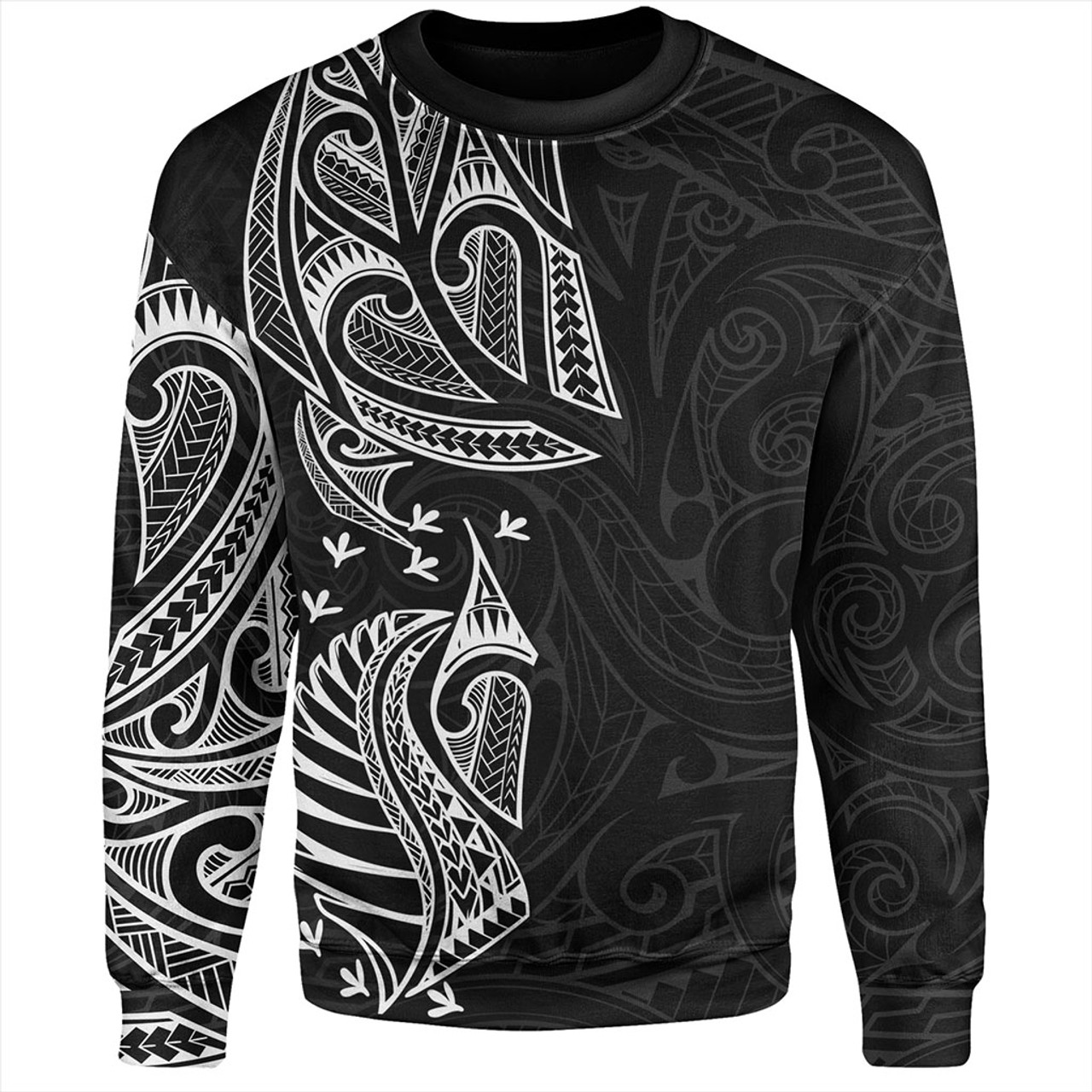 New Zealand Sweatshirt Maori Ta Moko Tattoo