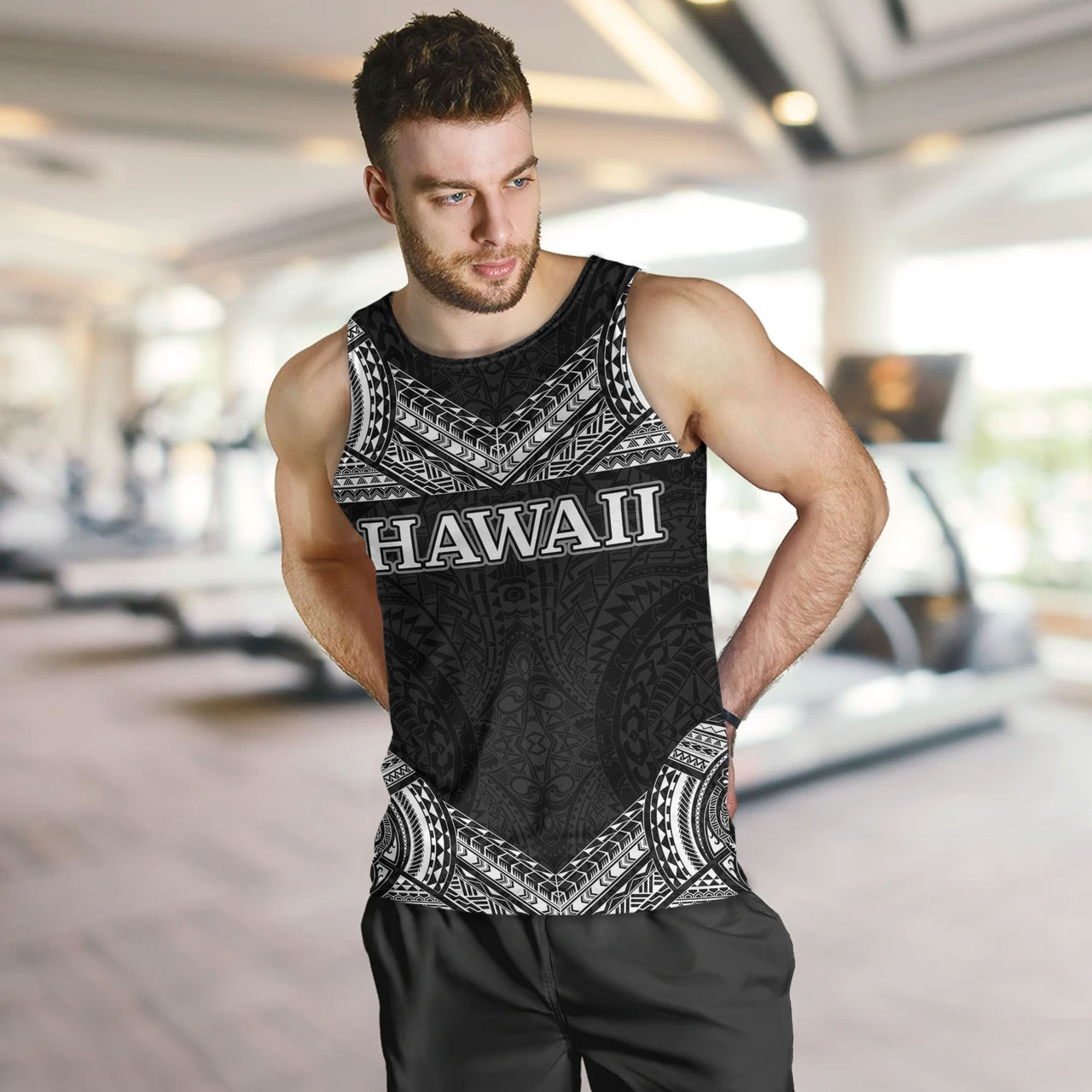 Hawaii Custom Personalised Tank Top Turtle Polynesian Pattern