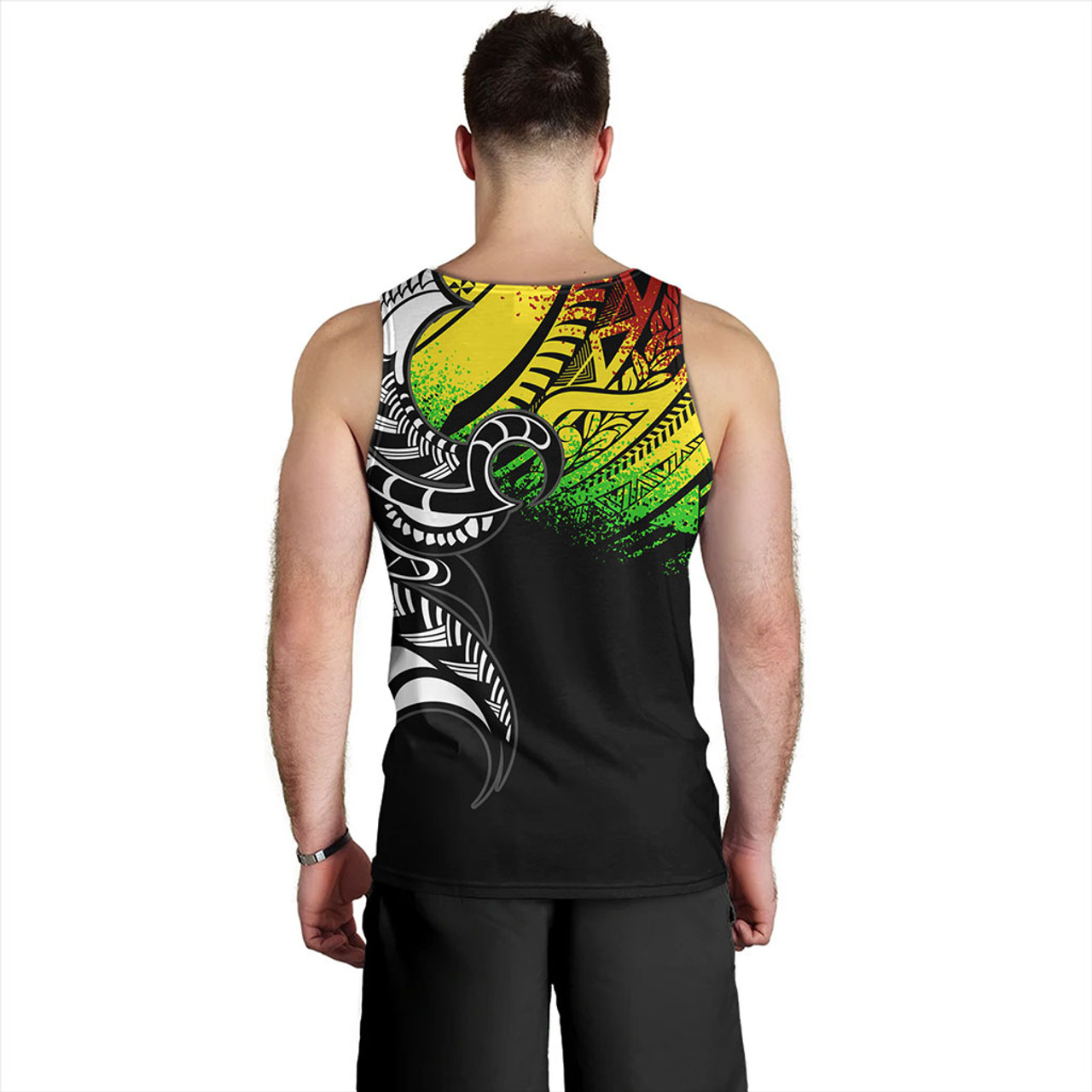 American Samoa Tank Top Polynesian Tribal Reggae Style