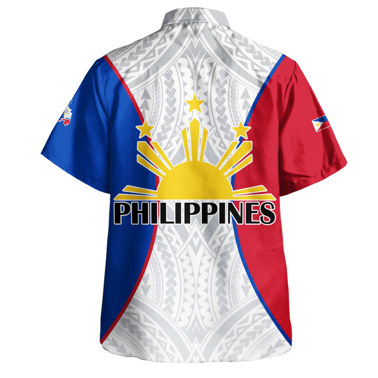 Philippines Filipinos Custom Personalised Hawaiian Shirt Flag Color Special Style