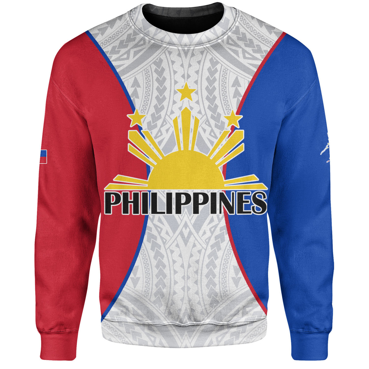 Philippines Filipinos Custom Personalised Sweatshirt Flag Color Special Style