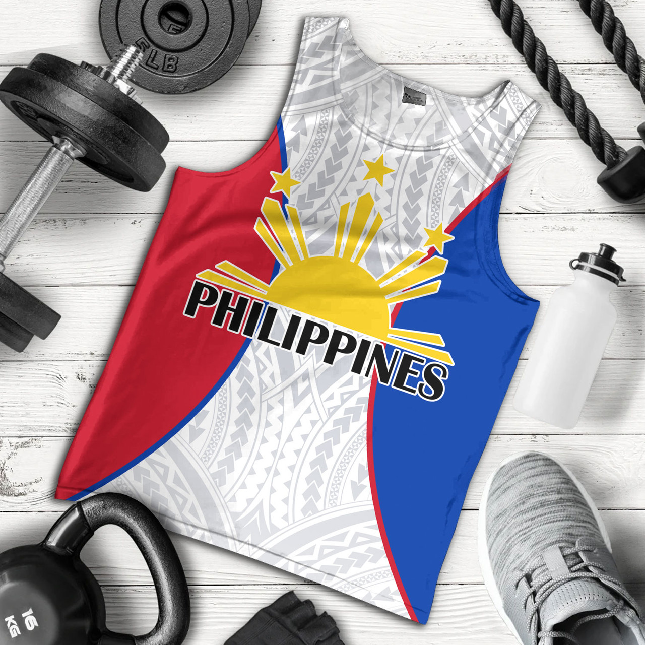 Philippines Filipinos Custom Personalised Tank Top Flag Color Special Style