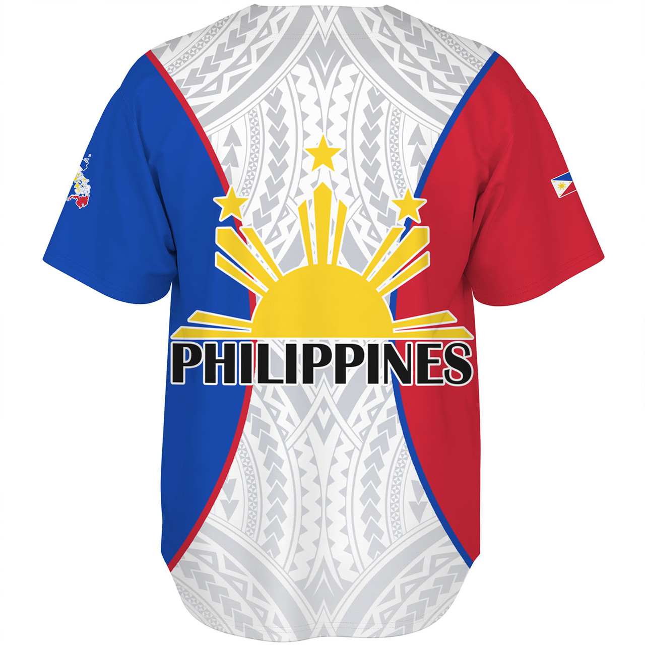 Philippines Filipinos Custom Personalised Baseball Shirt Flag Color Special Style
