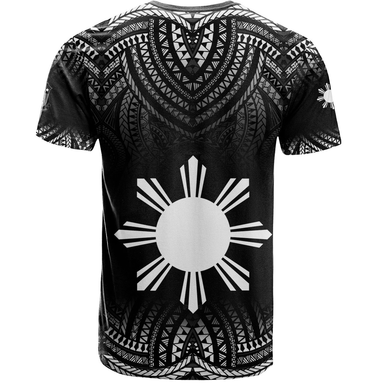 Philippines Filipinos Custom Personalised T-Shirt Filipino Black Fog Style