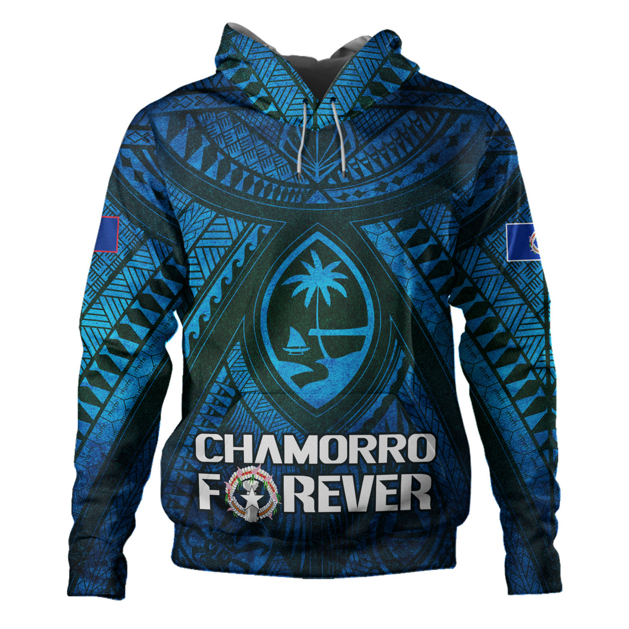 Guam Custom Personalised Hoodie Mariana Islands Chamorro Forever Style