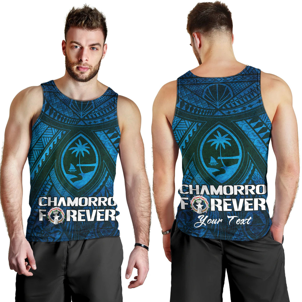 Guam Custom Personalised Tank Top Mariana Islands Chamorro Forever Style