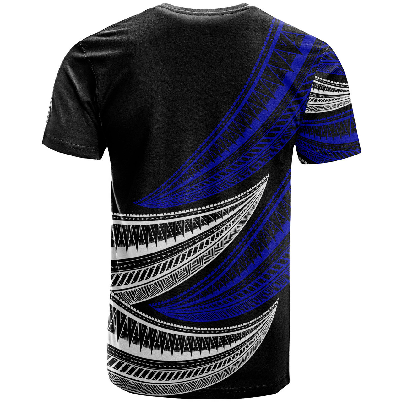 Philippines Filipinos Custom Personalised T-shirt - Wave Pattern Alternating BLUE2