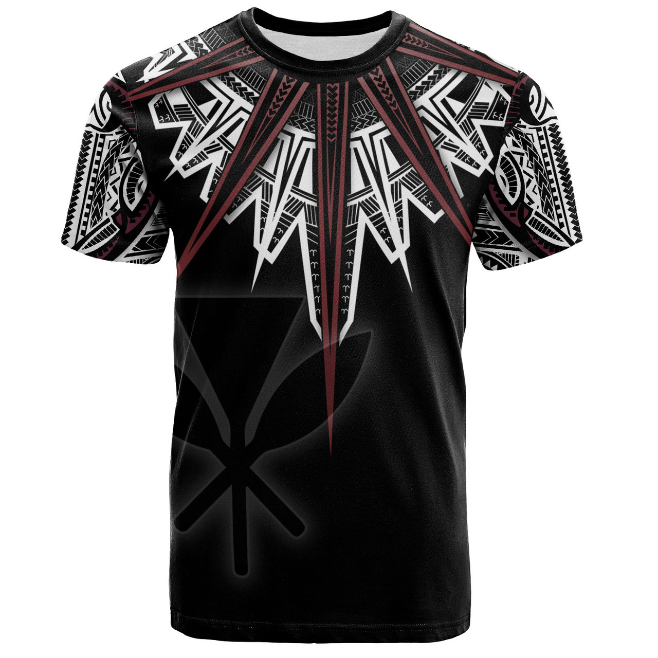 Hawaii Custom Personalised T-Shirt Tribal Patterns Manta Ray Tatau Style
