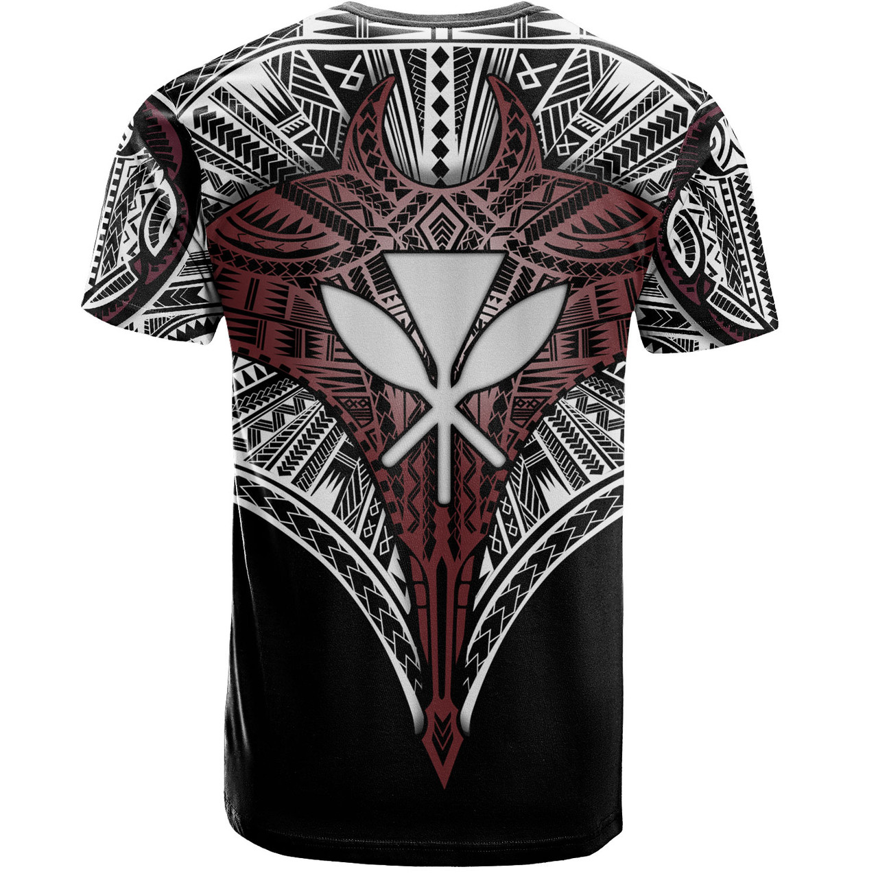 Hawaii Custom Personalised T-Shirt Tribal Patterns Manta Ray Tatau Style