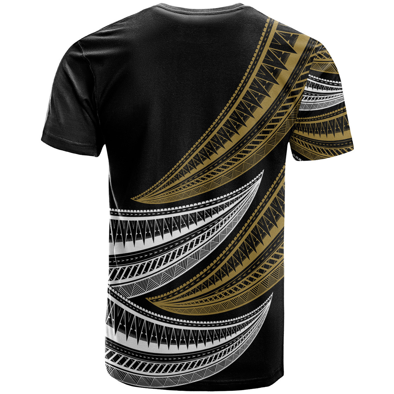 Samoa Custom Personalised T-Shirt - Wave Pattern Alternating