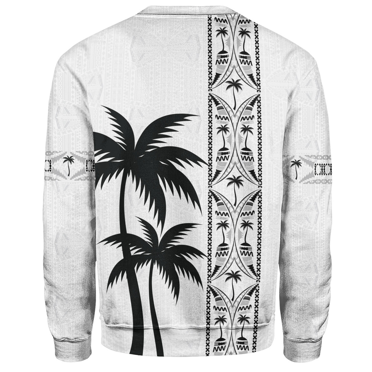 Fiji Sweatshirt Bula Vinaka Tapa Palms Designs