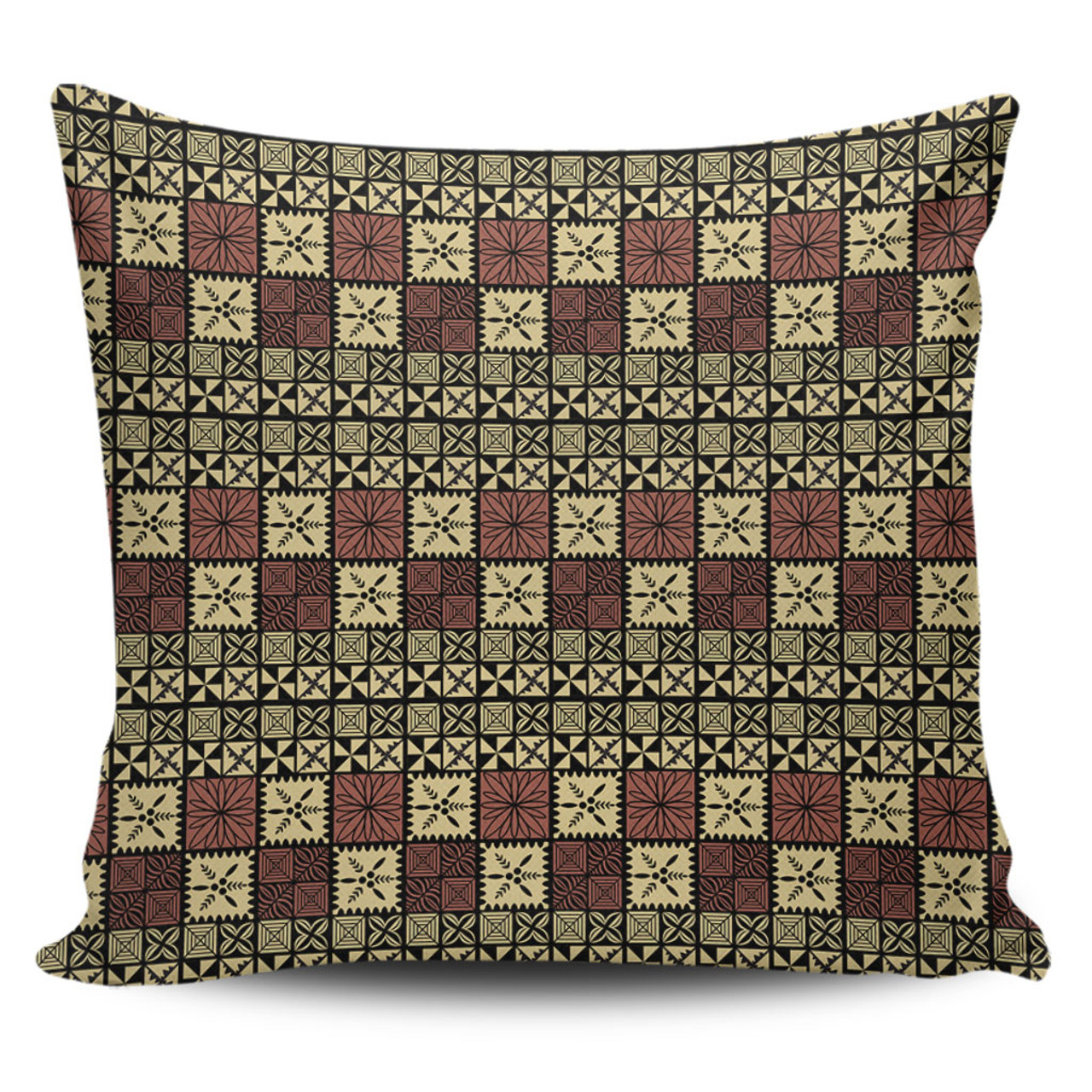 Tonga Pillow Cover Ngatu Style