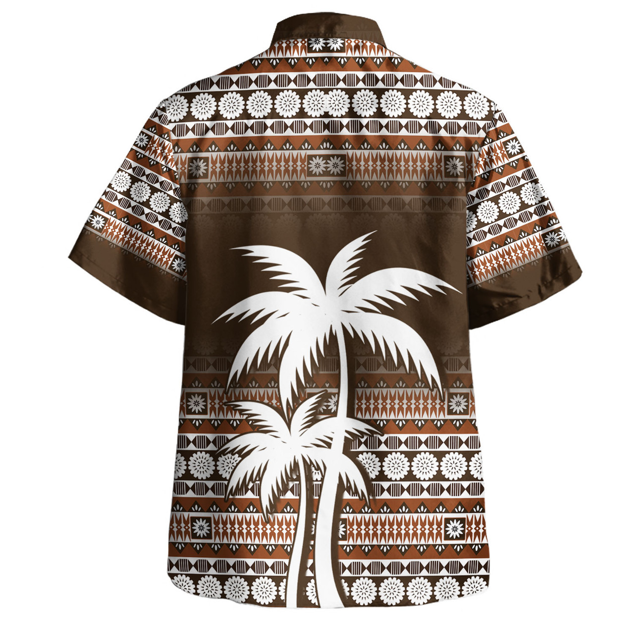 Fiji Hawaiian Shirt Custom Bula Fiji Masi Brown Patterns