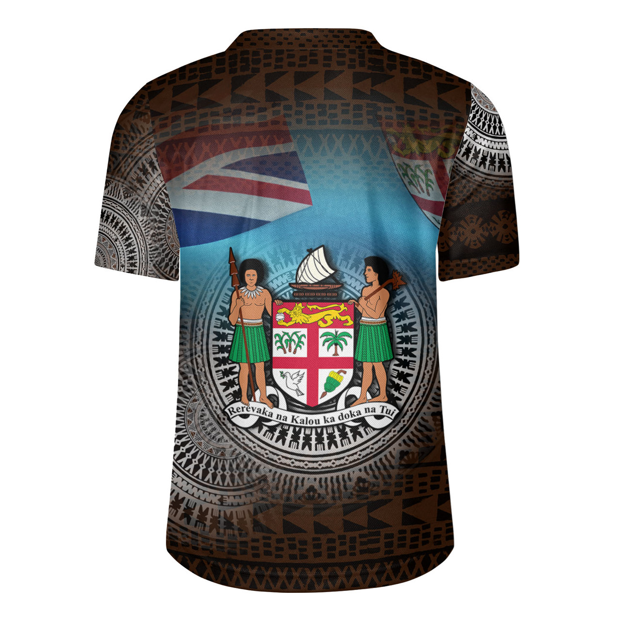 Fiji Rugby Jersey Custom Fiji Islanders Tapa Masi Design
