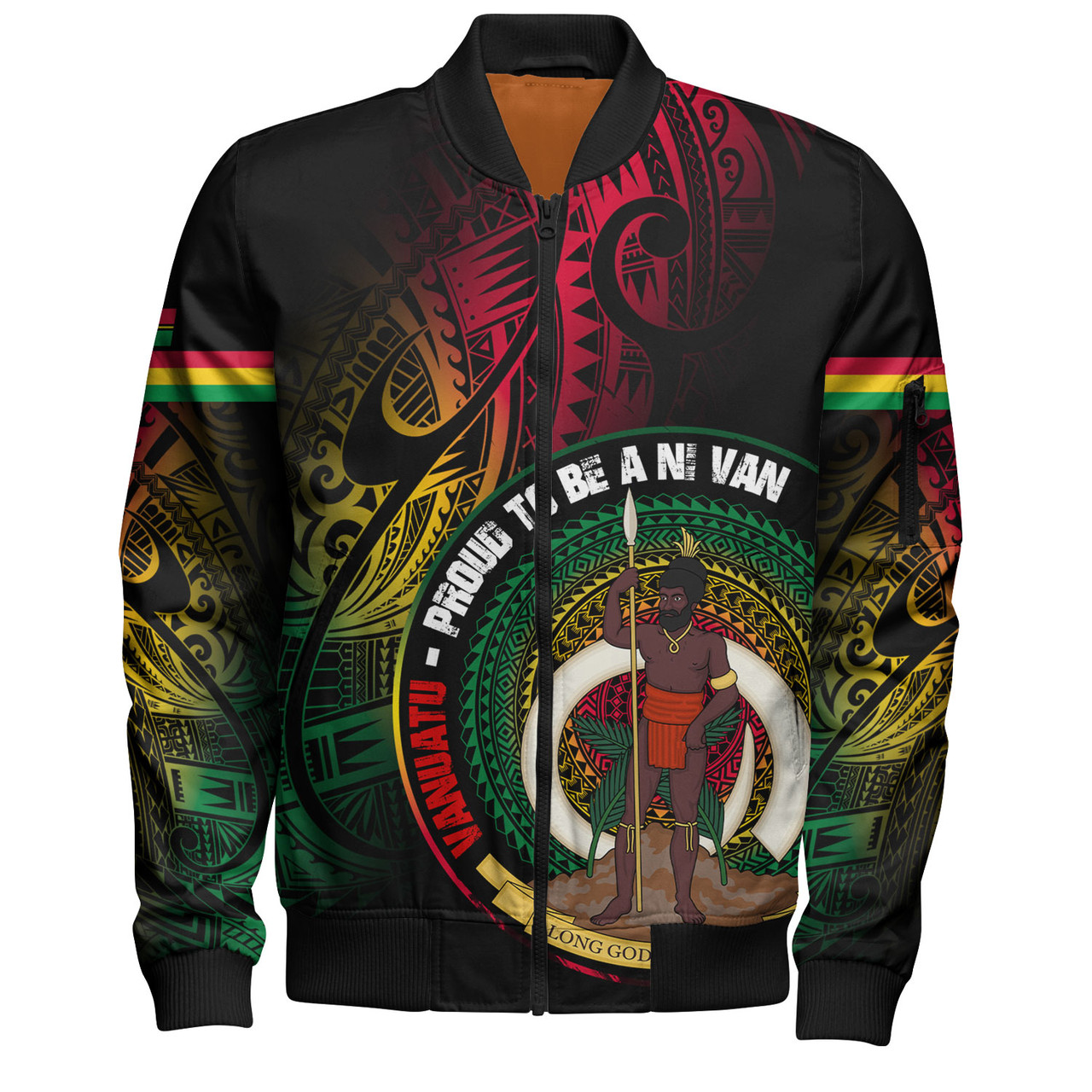 Vanuatu Bomber Jacket Custom Vanuatu Proud To Be A Ni Van Design