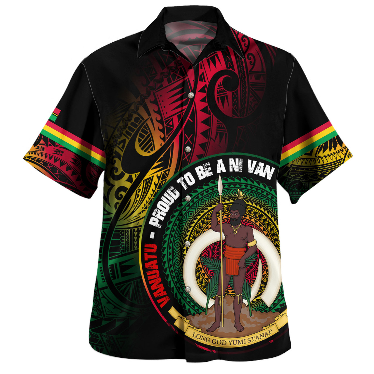 Vanuatu Hawaiian Shirt Custom Vanuatu Proud To Be A Ni Van Design