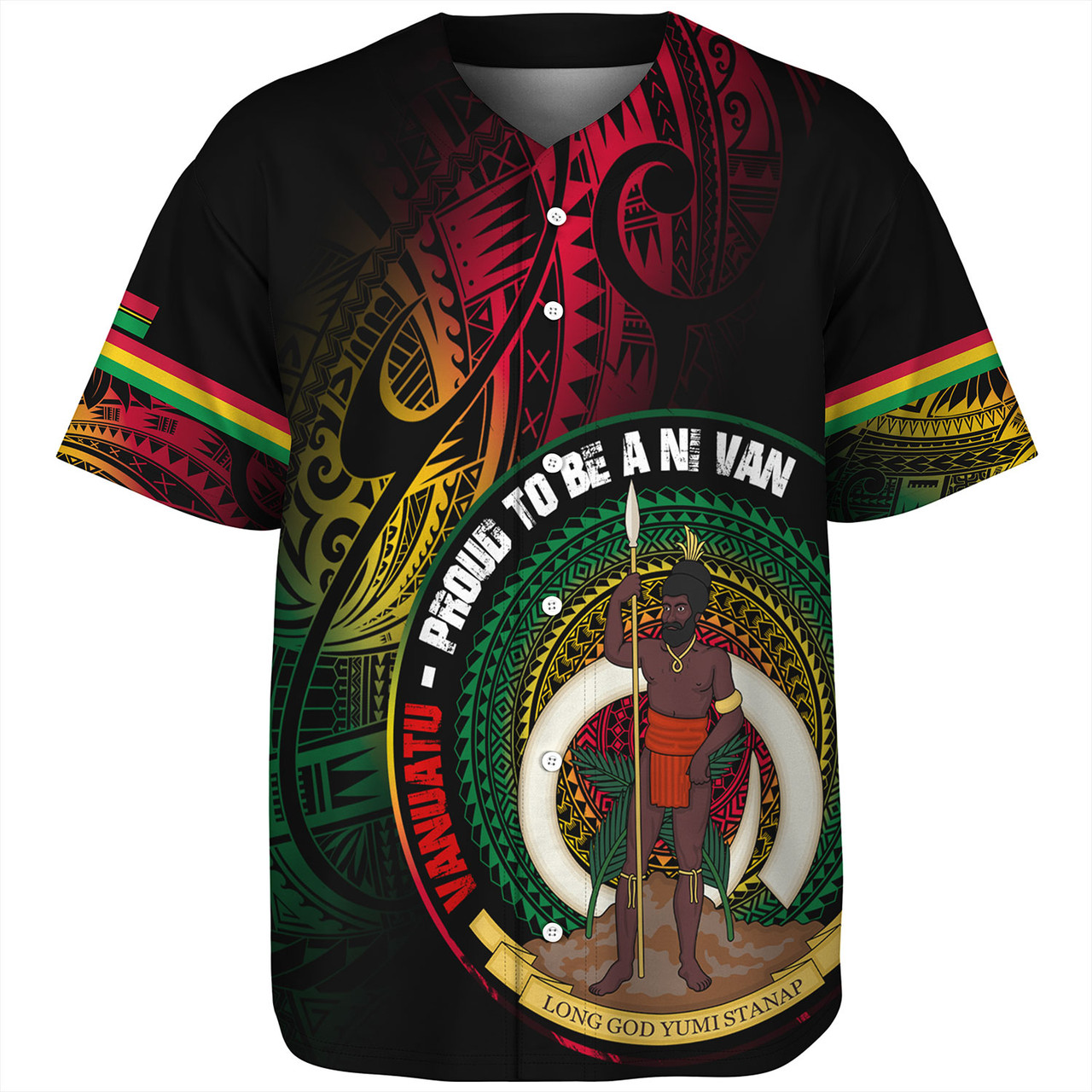 Vanuatu Baseball Shirt Custom Vanuatu Proud To Be A Ni Van Design