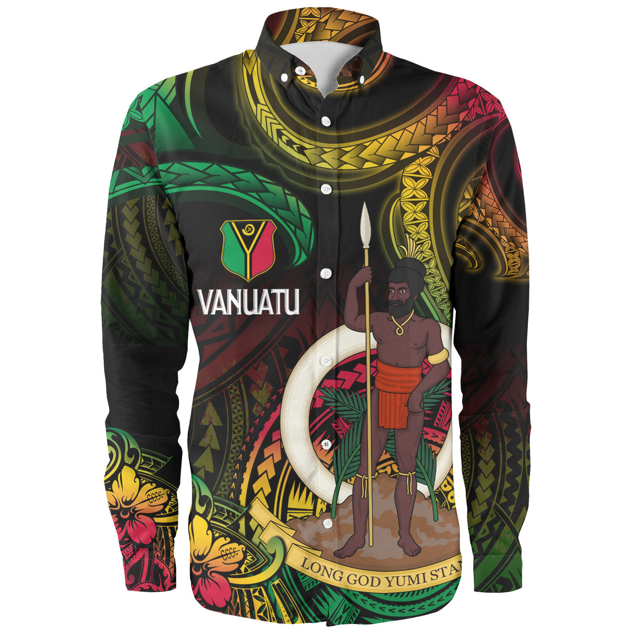 Vanuatu Long Sleeve Shirt Custom Special Style