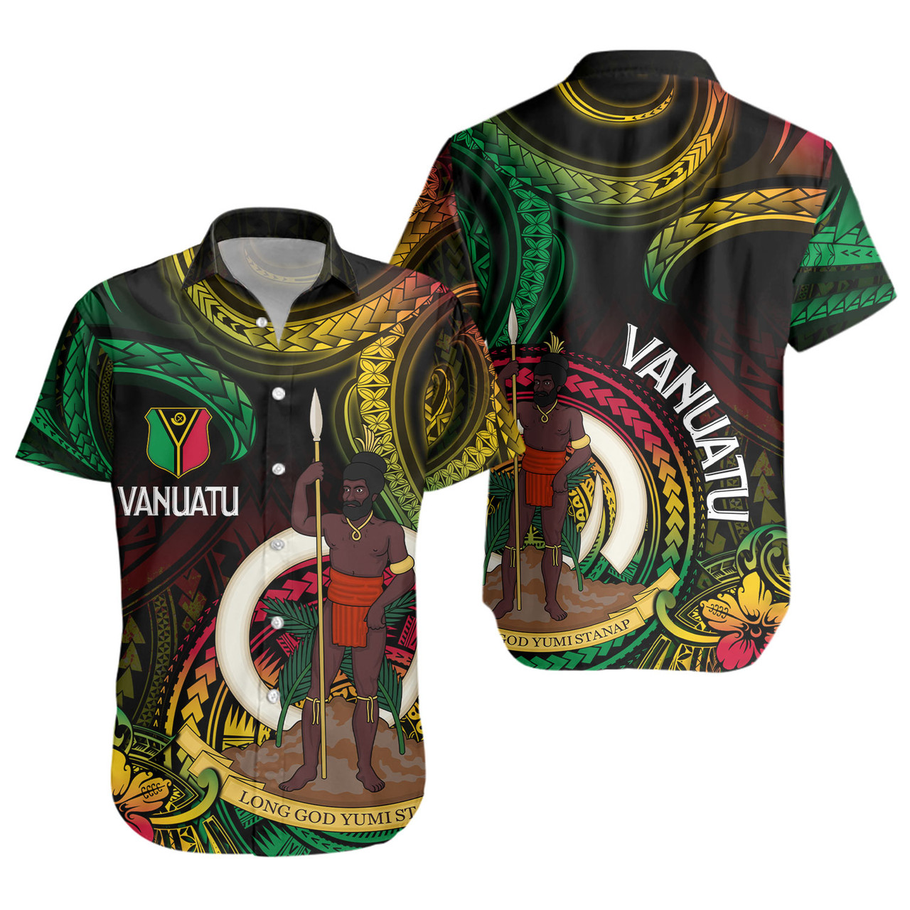 Vanuatu Short Sleeve Shirt Custom Special Style