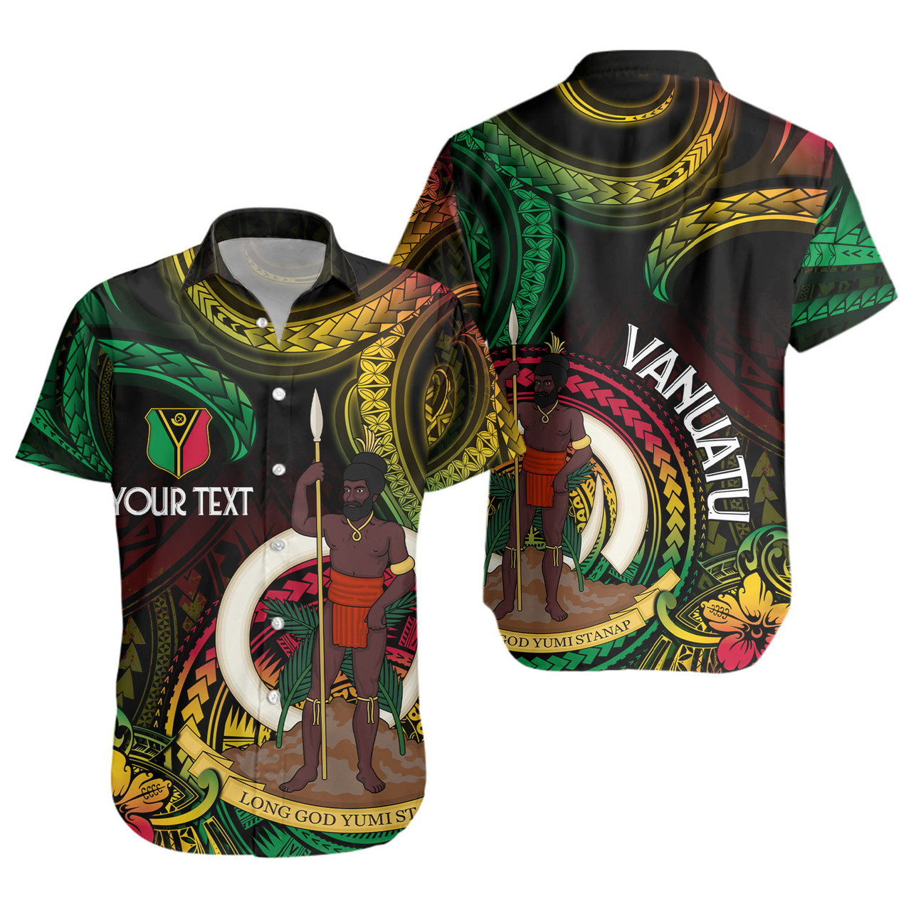 Vanuatu Short Sleeve Shirt Custom Special Style