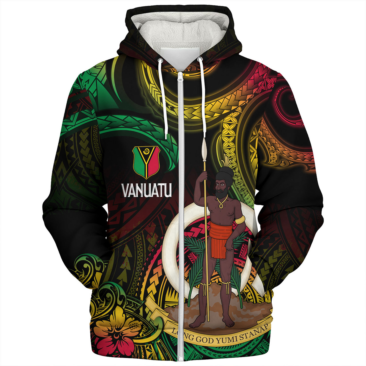 Vanuatu Sherpa Hoodie Custom Special Style