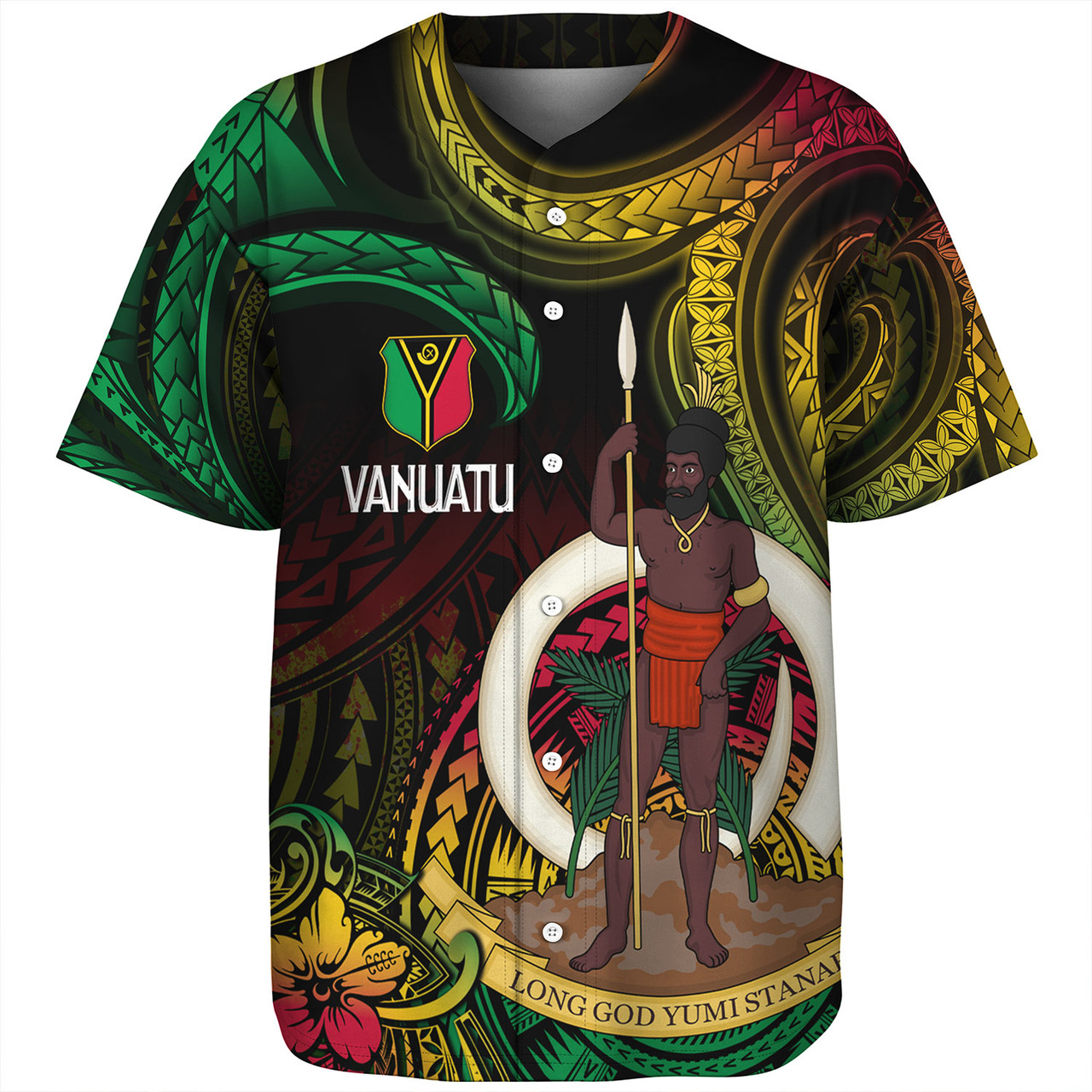 Vanuatu Baseball Shirt Custom Special Style