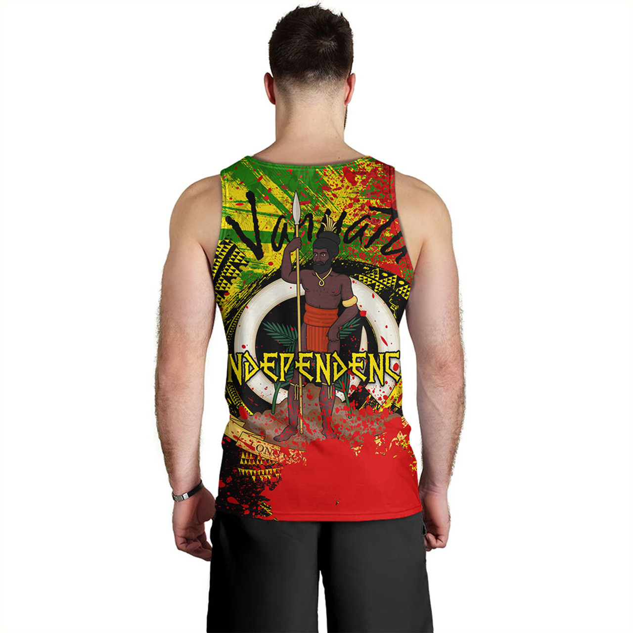 Vanuatu Tank Top Tribal Grunge Style