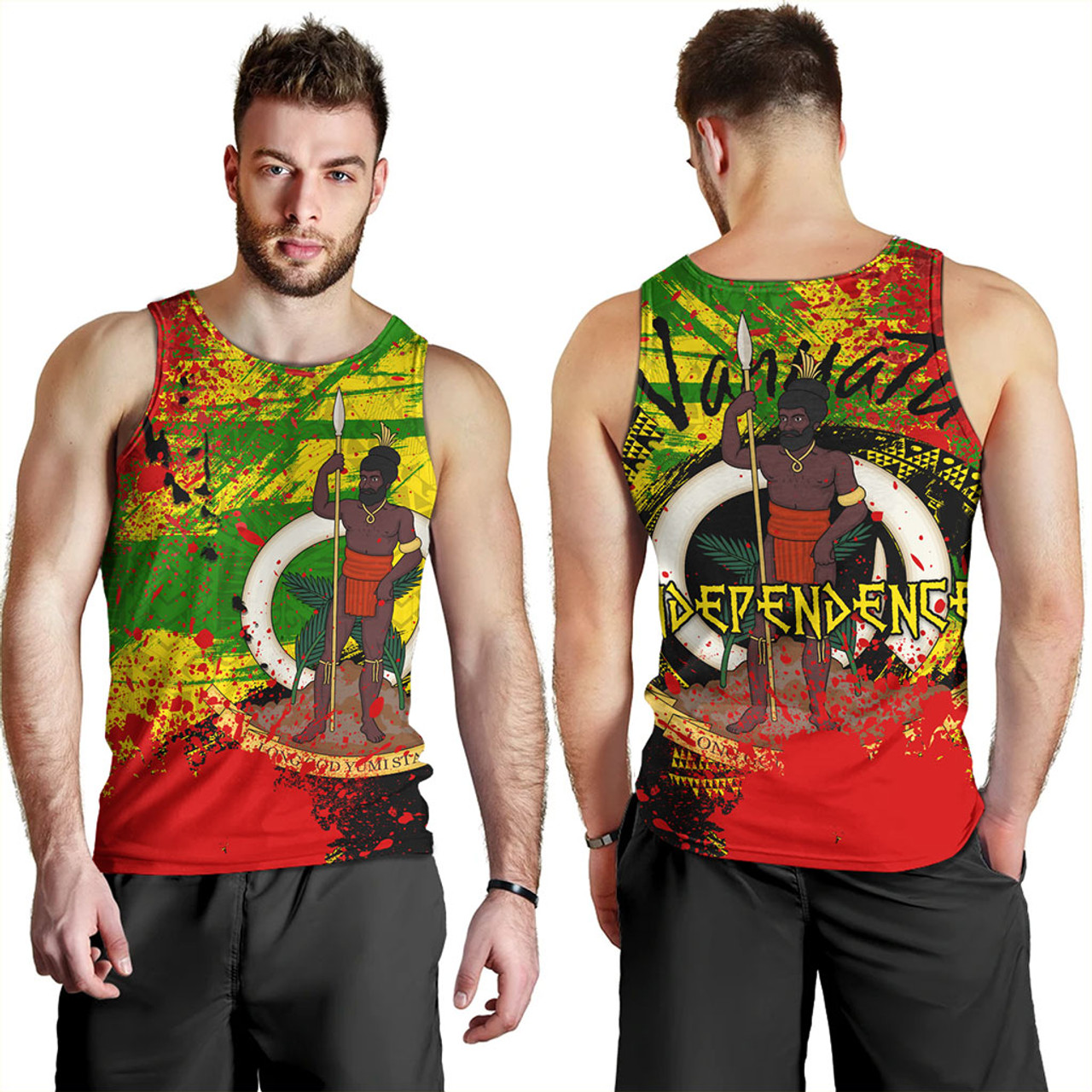 Vanuatu Tank Top Tribal Grunge Style