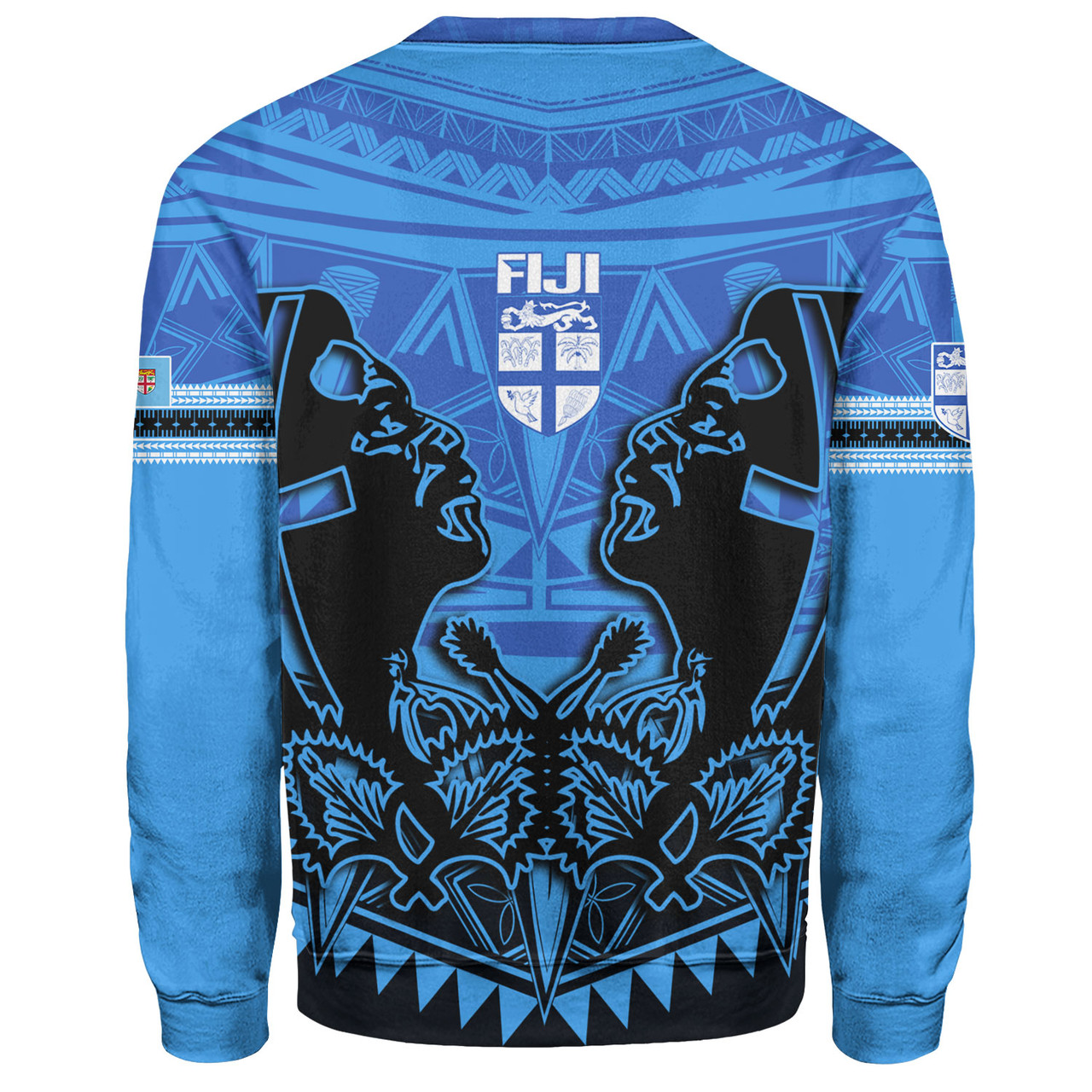 Fiji Sweatshirt Fiji Bati Masi Tapa Style
