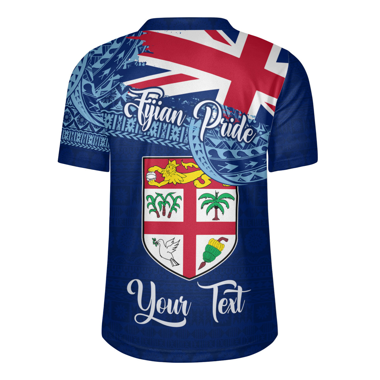 Fiji Rugby Jersey - Custom Fijian Pride Masi Patterns