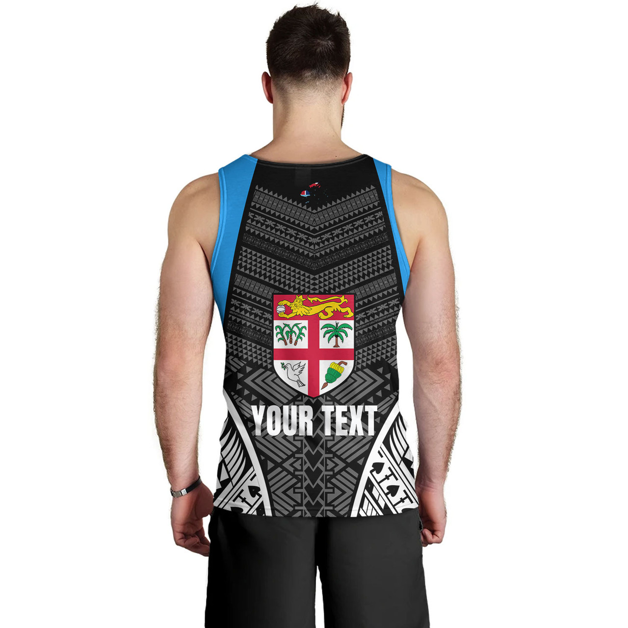 Fiji Tank Top - Custom Fijian Tapa Patterns Sport Style