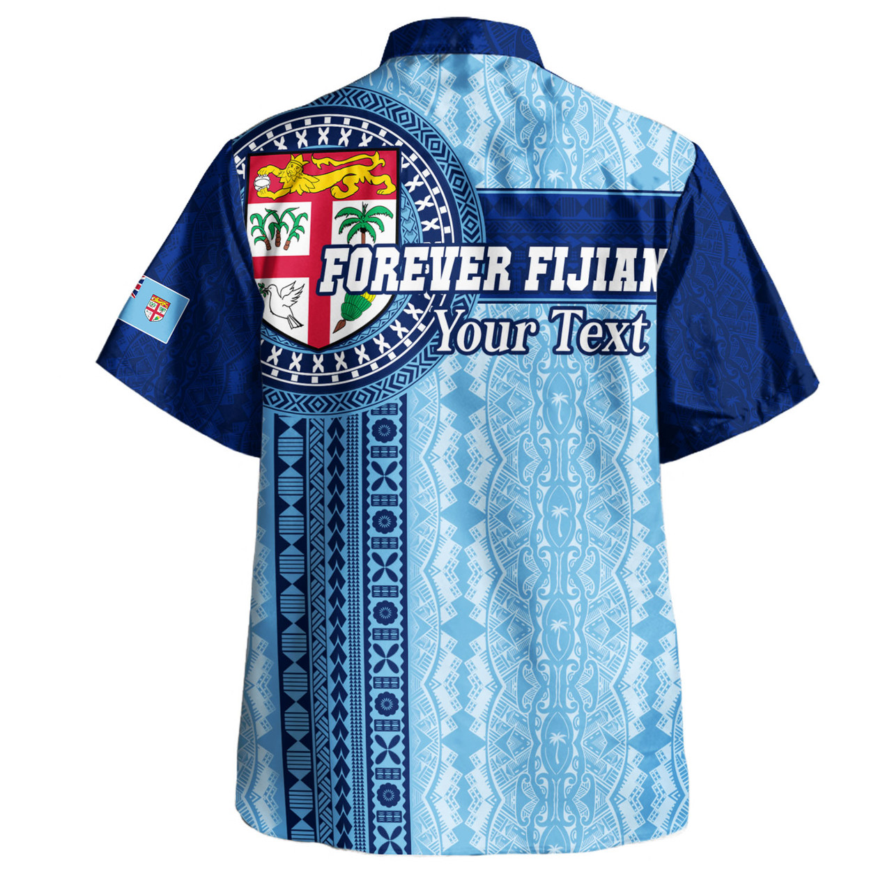 Fiji Hawaiian Shirt - Custom Forever Fiji Tapa Pattern Design