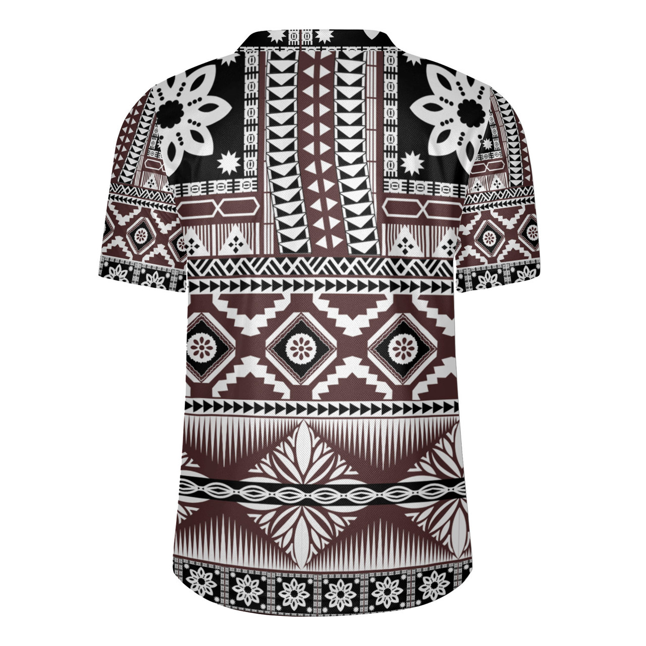 Fiji Rugby Jersey Bula Fijian Masi Tapa Vintage Style