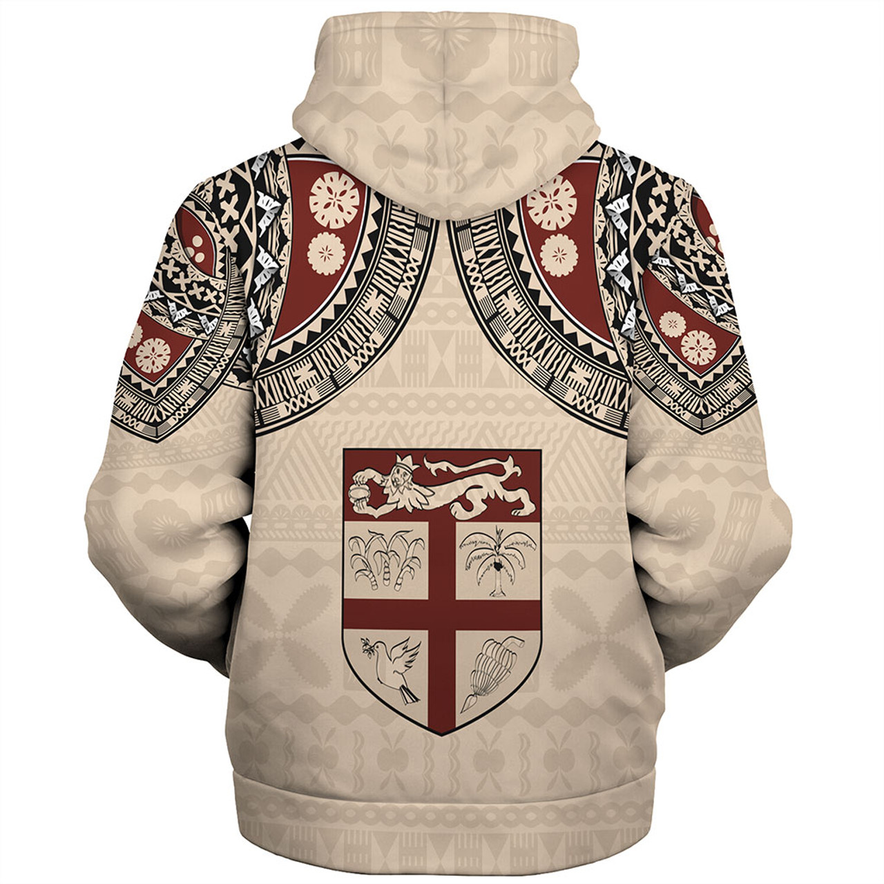 Fiji Sherpa Hoodie Bula Tattoo Art