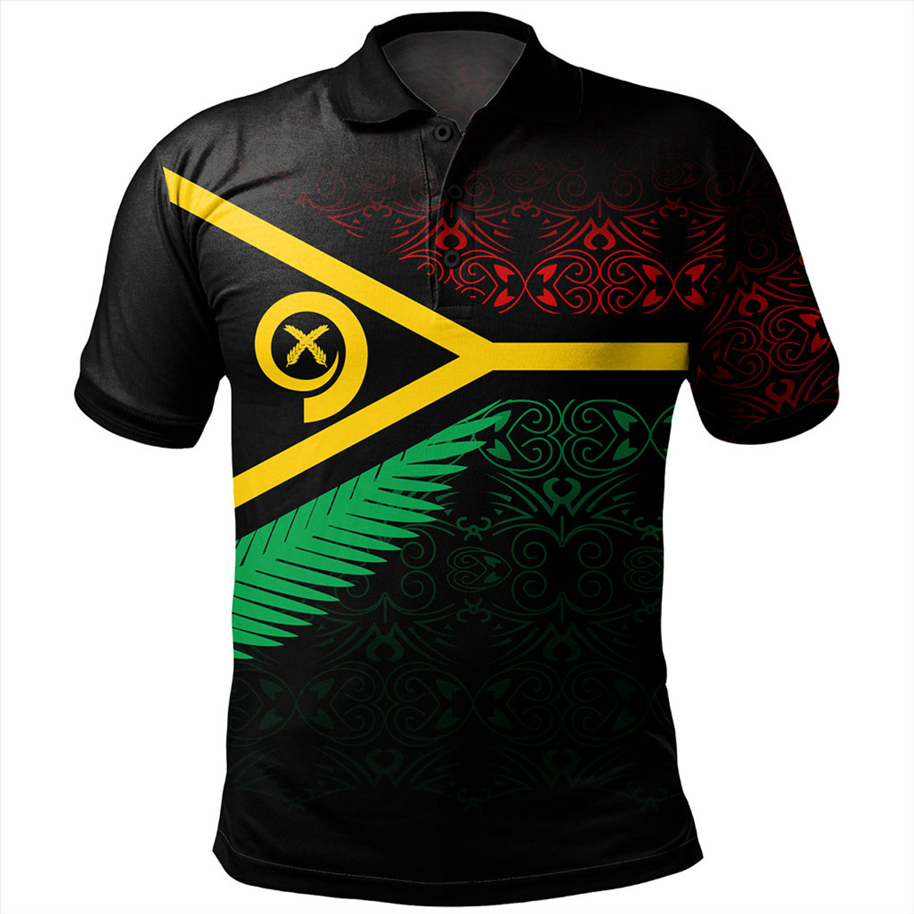 Vanuatu Polo Shirt Melanesia Tribal Pattern