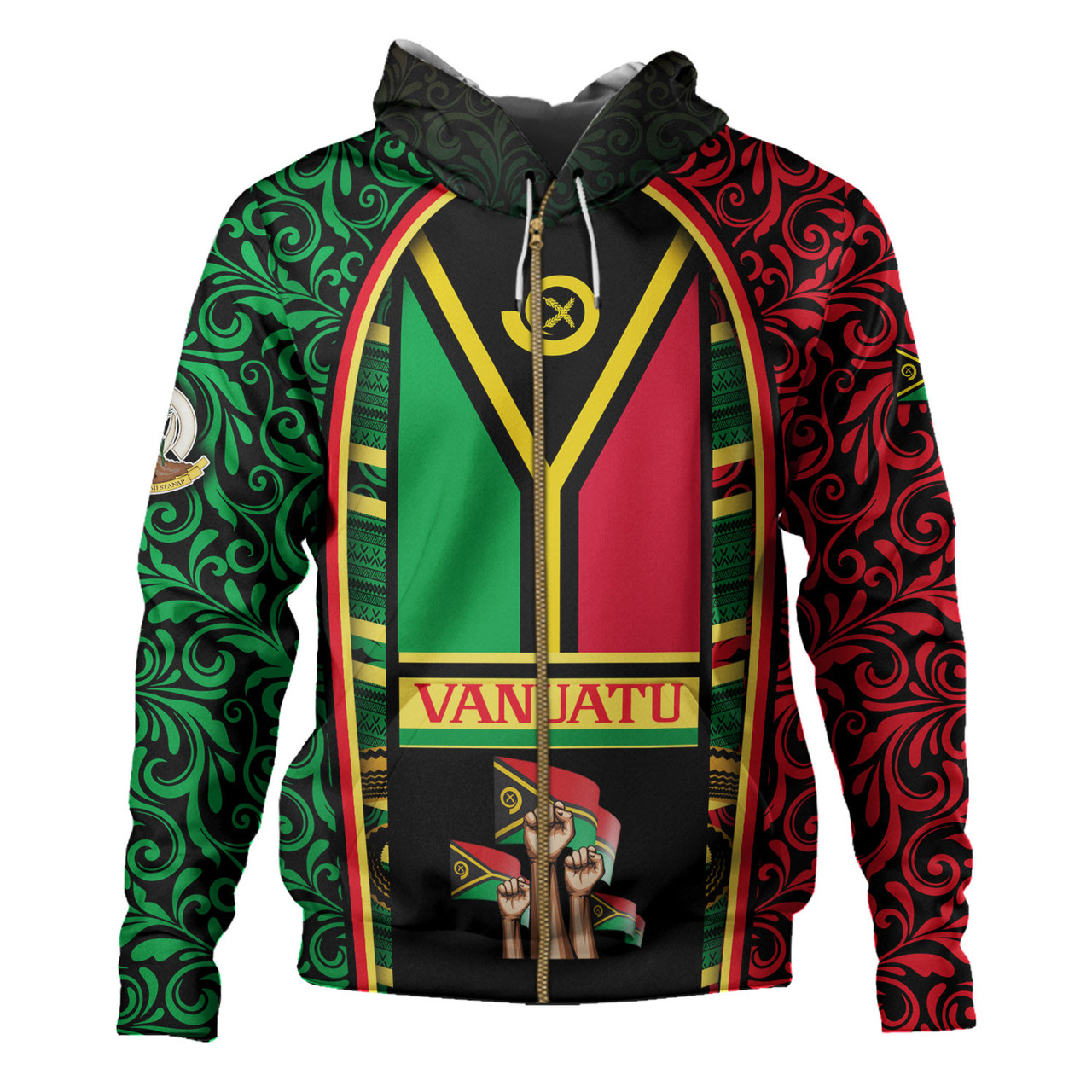 Vanuatu Hoodie Happy Independence Day Vanuatu Design