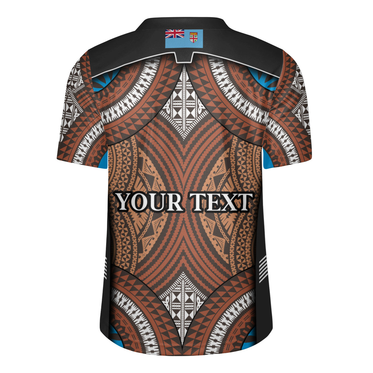 Fiji Rugby Jersey Custom Bula Fiji Rugby Tapa Design