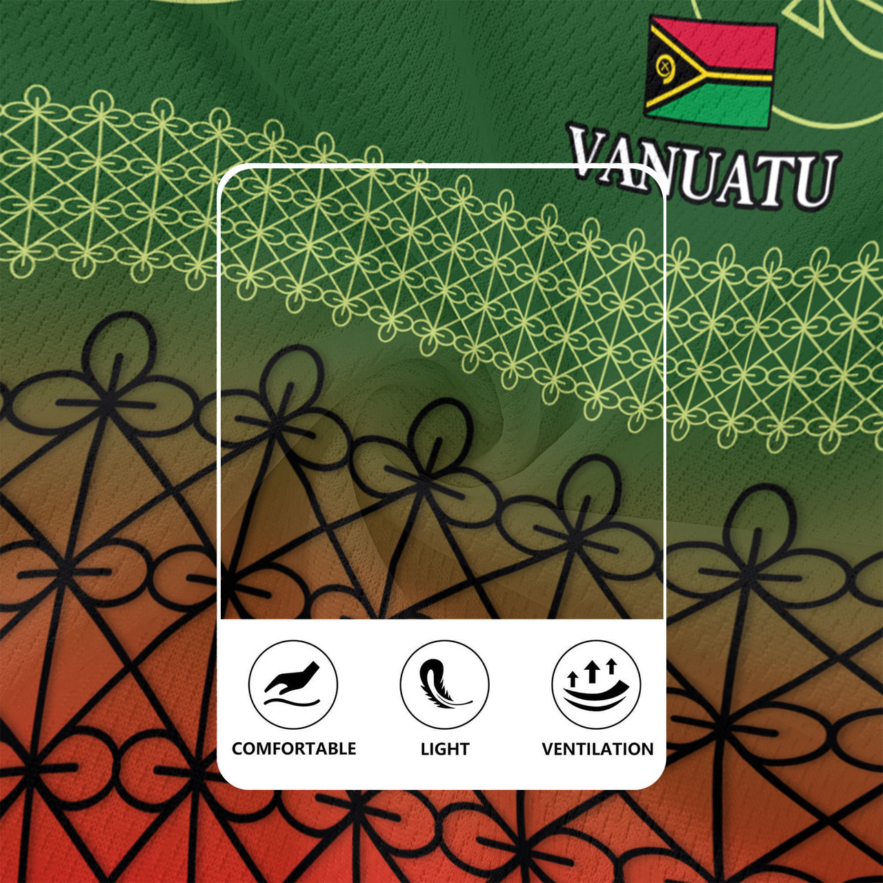Vanuatu Rugby Jersey Custom Seal Flag Color Mutis En Atan Design