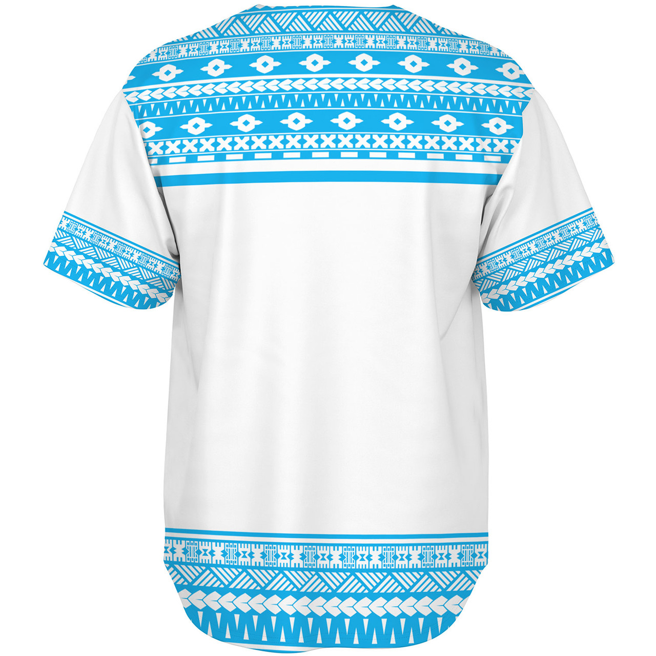 Fiji Baseball Shirt Fijian Makare And Tapa Design